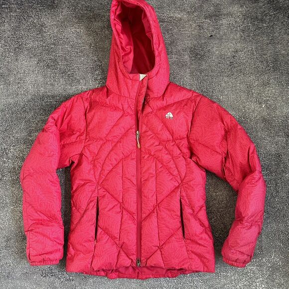 Nike Jackets & Blazers - Women's Vintage Y2K Nike ACG BarbieCore Pink Down Hooded Zip Puffer Jacket Sz M